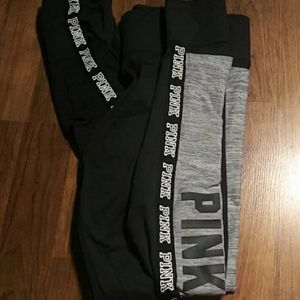 Pink vitctora's secret laggings